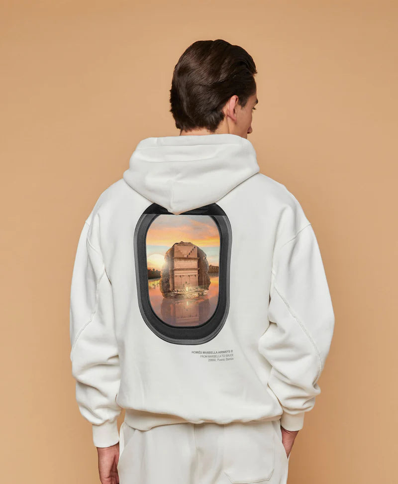 HOMIES MARBELLA VIDEOGAME HOODIE SAUDI EDITION VINTAGE WHITE
