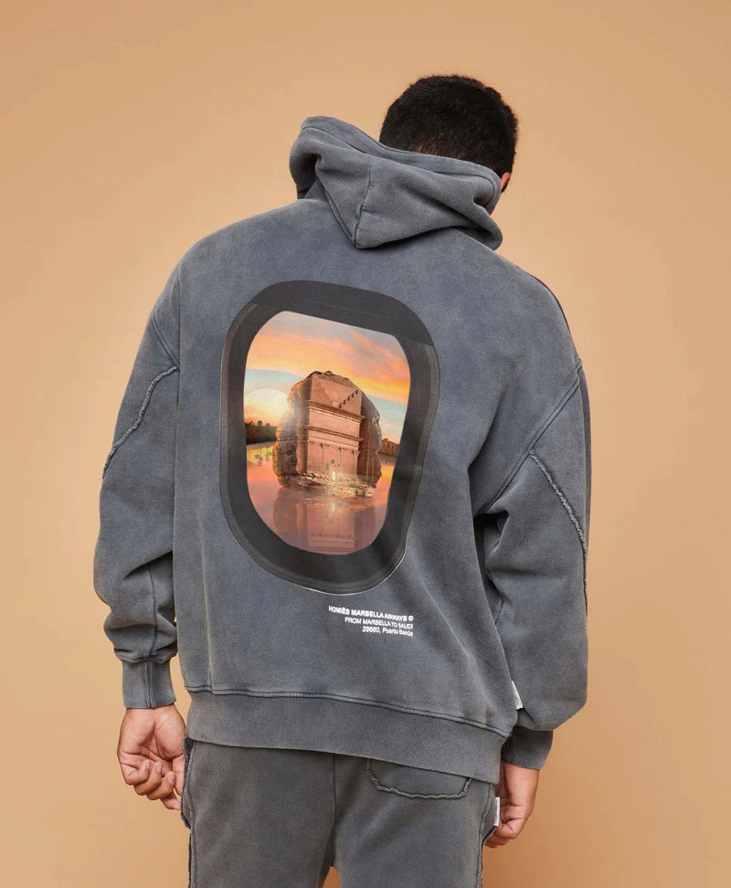 HOMIES MARBELLA VIDEOGAME HOODIE SAUDI EDITION VINTAGE GREY