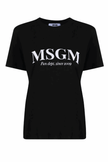 MSGM BLACK T-SHIRT