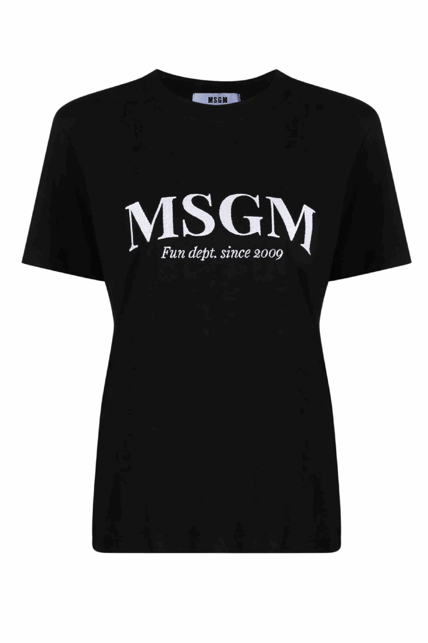 MSGM BLACK T-SHIRT
