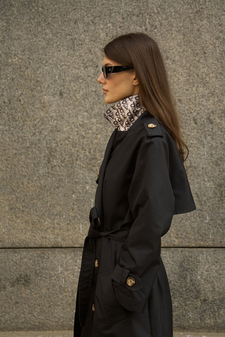 Arapkhanovi Logomania trench coat