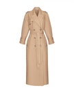 Arapkhanovi Logomania trench coat beige