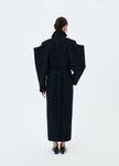 Eternal Coat with an architectural silhouette