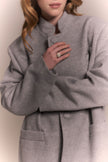 Arapkhanova Oversize coat grey