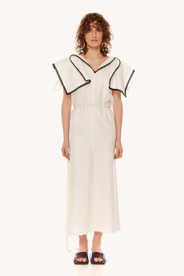 Litkovska JUJU DRESS WHITE