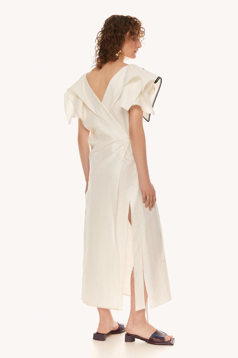 Litkovska JUJU DRESS WHITE