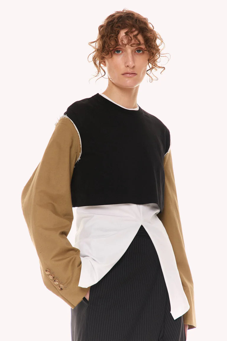 LITKOVSKA JACK TSHIRT Black-Khaki