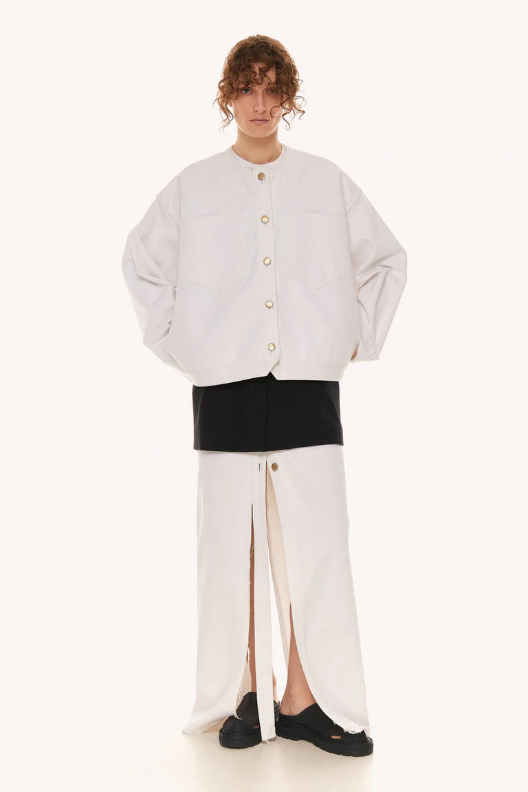 LITKOVSKA DENIM WHITE JACKET