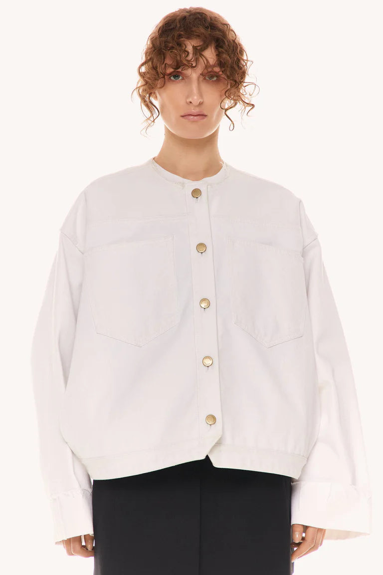 LITKOVSKA DENIM WHITE JACKET
