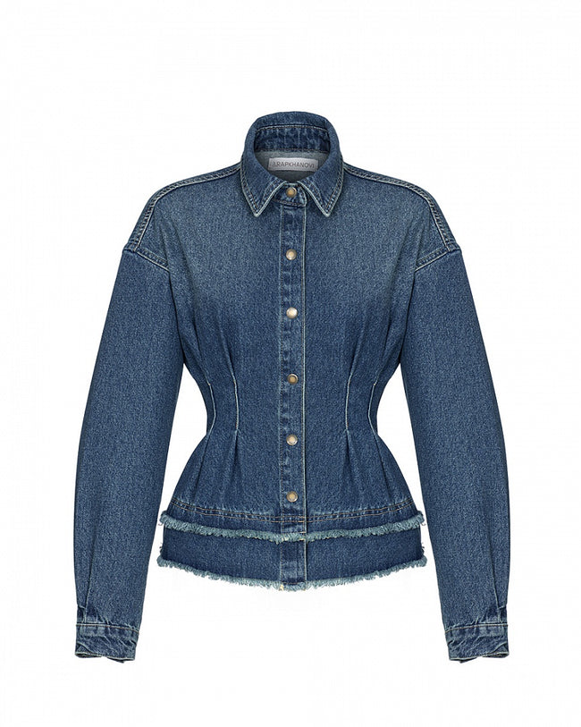 Arapkhanovi Denim blouse