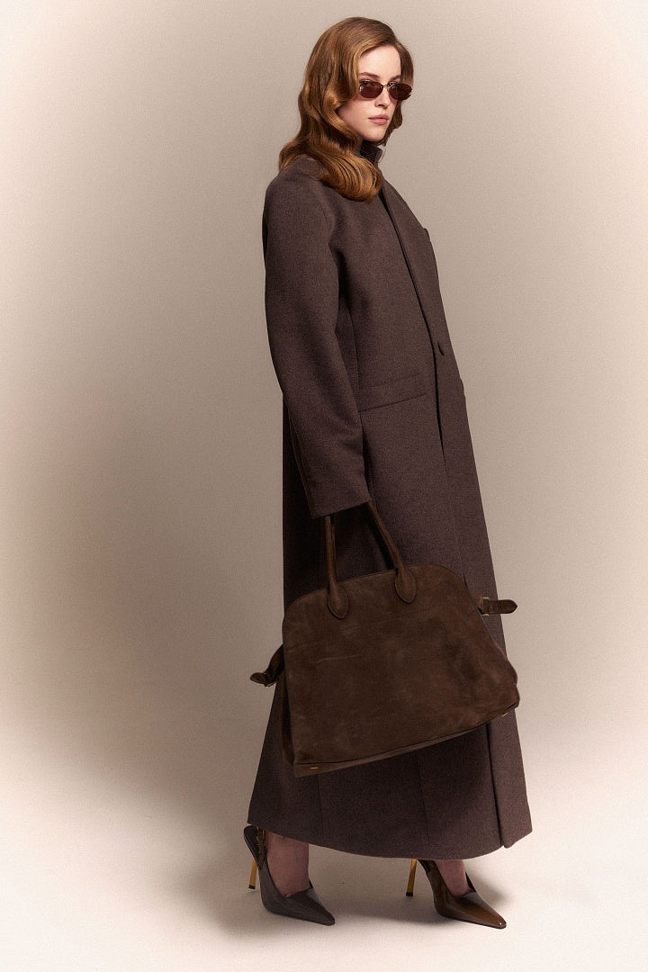 Arapkhanova Oversize coat brown