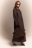 Arapkhanova Oversize coat brown