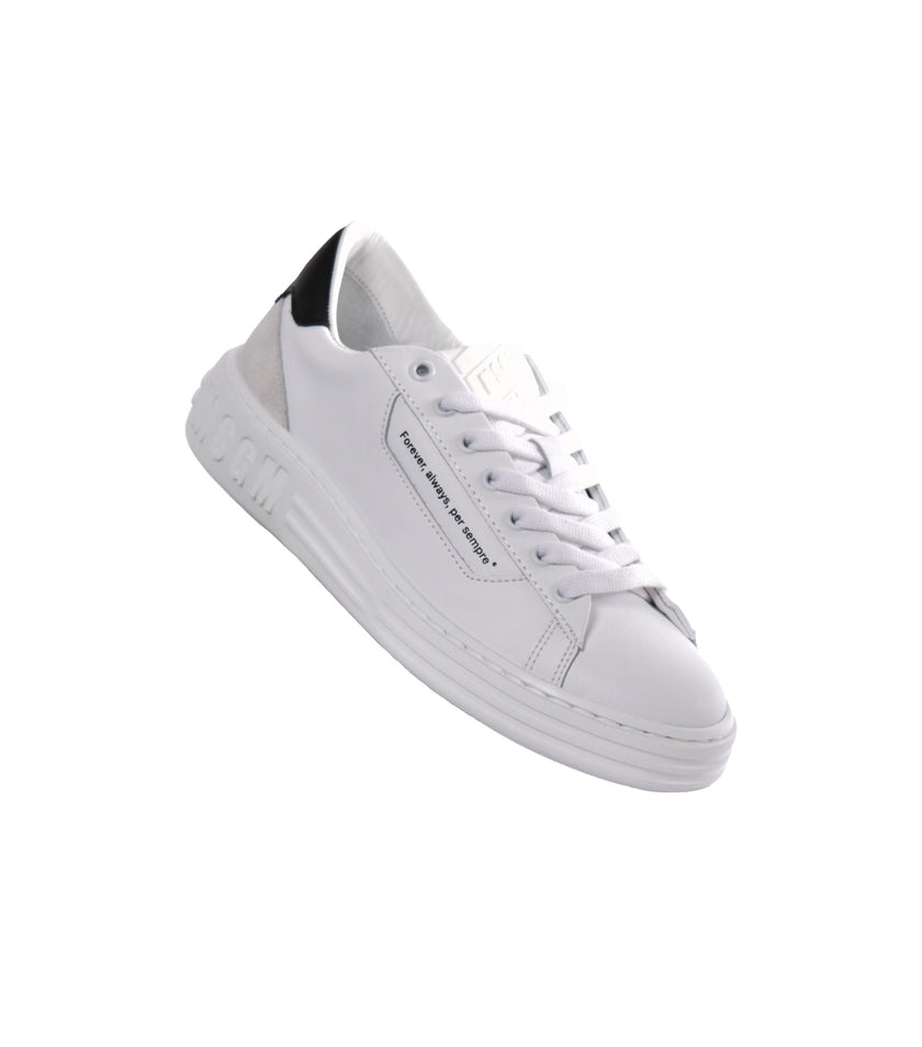 MSGM WOMAN'S WHITE SNEAKERS
