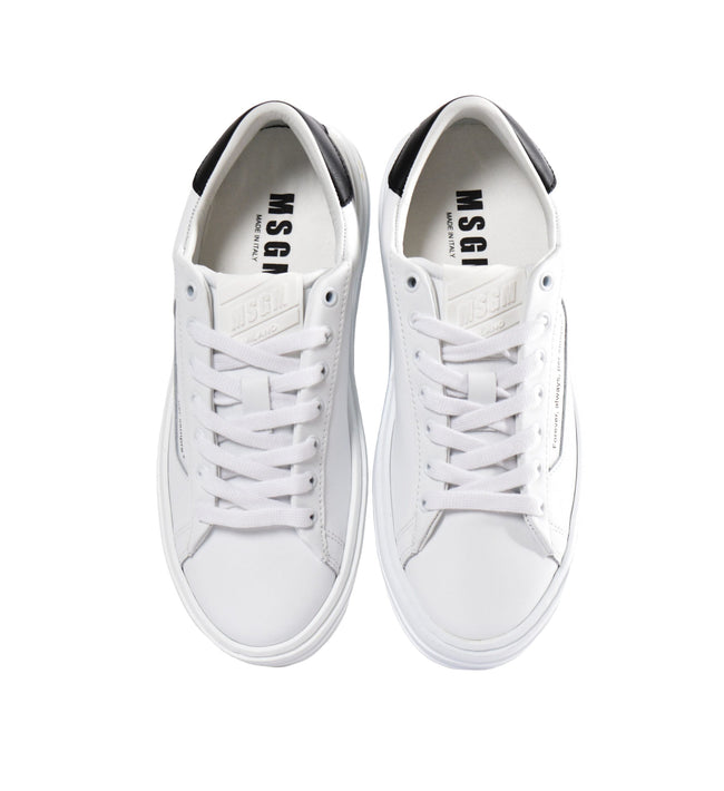 MSGM WOMAN'S WHITE SNEAKERS
