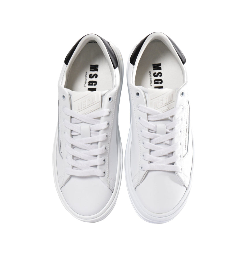 MSGM WOMAN'S WHITE SNEAKERS