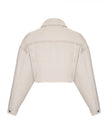 Arapkhanovi Cropped denim overshirt