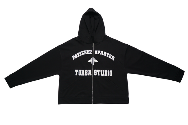 Torba patience & Prayer zip hoodie