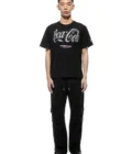 PRIVATE POLICY COCA COLA CHROME LOGO T-SHIRT,COCA COLA CHROME LOGO T-SHIRT