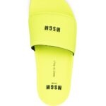 MSGM NEON YELLOW SLIDE