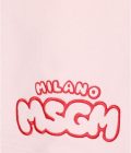 MSGM MAN'S COTTON LIGHT PINK SHORTS