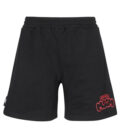 MSGM MAN'S COTTON BLACK SHORTS