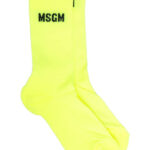 MSGM WOMAN'S YELLOW SOCKS