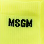 MSGM WOMAN’S YELLOW SOCKS