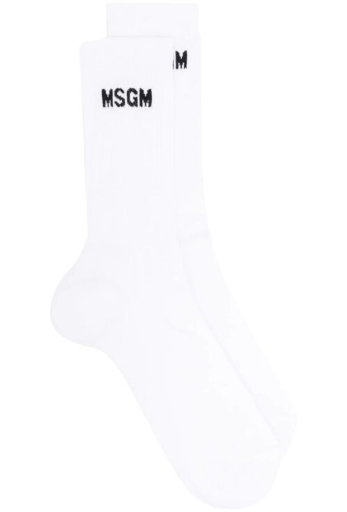 MSGM WOMAN'S WHITE SOCKS