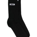 MSGM WOMAN'S BLACK SOCKS