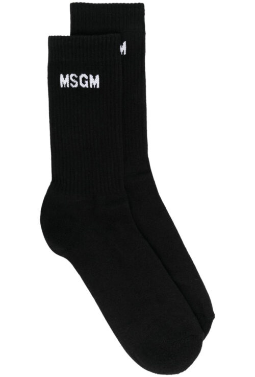 MSGM WOMAN'S BLACK SOCKS