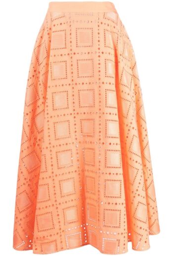 MSGM High-waisted midi skirt