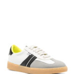 MSGM WHITE AND BLACK SNEAKERS