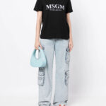 MSGM BLACK T-SHIRT