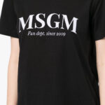 MSGM BLACK T-SHIRT
