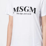 MSGM WHITE T-SHIRT
