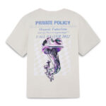 Private Policy METAL FUNGI PRINTING SHORT SLEEVES T-SHIRT