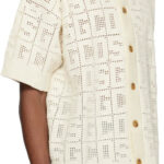 GCDS MONOGRAM MACRAMÈ SHIRT