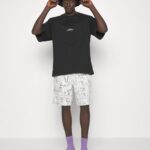 GCDS COLLEGE EMBROIDERED OVERSIZED T-SHIRT