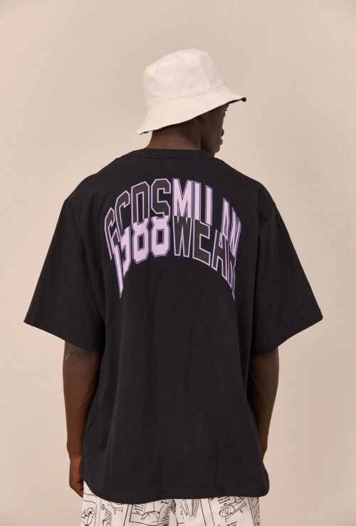 GCDS COLLEGE EMBROIDERED OVERSIZED T-SHIRT