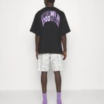 GCDS COLLEGE EMBROIDERED OVERSIZED T-SHIRT