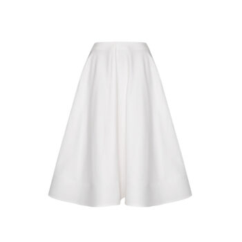 Anouki White Flared Skirt