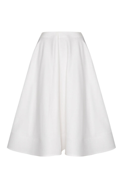 Anouki White Flared Skirt