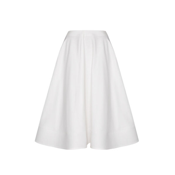 Anouki White Flared Skirt