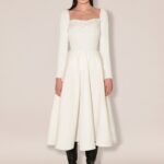 Anouki White Flared Skirt