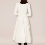 Anouki White Flared Skirt