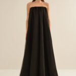 ANOUKI BLACK TULLE DRESS