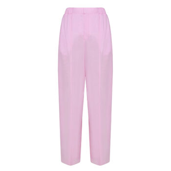 ANOUKI PINK COTTON TAILORED PANTS