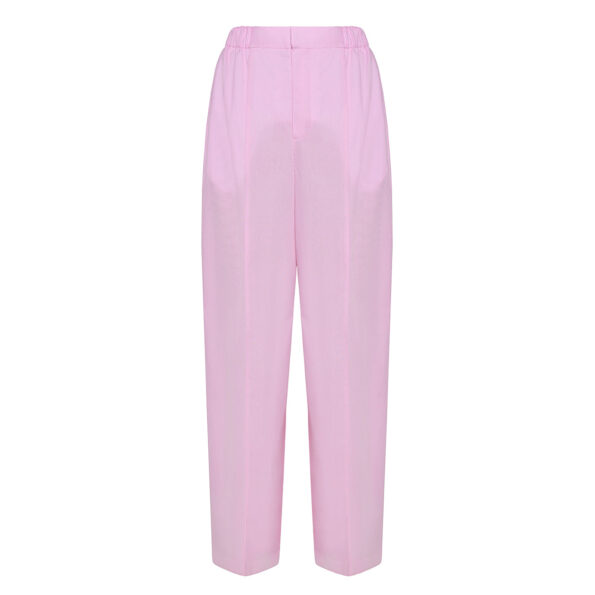 ANOUKI PINK COTTON TAILORED PANTS