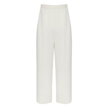 Anouki OFF WHITE COTTON TAILORED PANTS