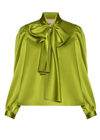 Liya Blouse With Attached Scarf